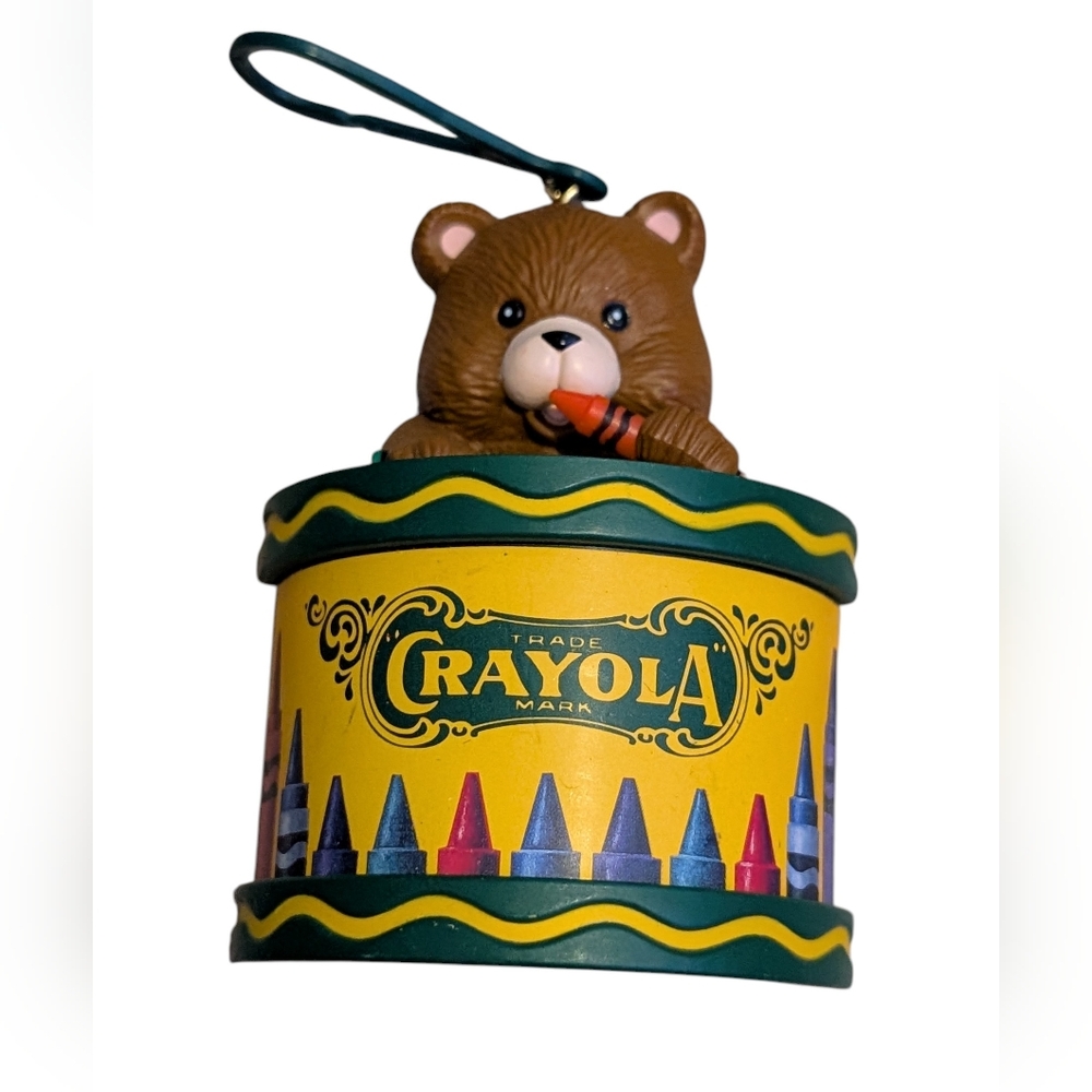 Vintage Christmas Ornament, Crayola Bear, Binny&Smith‎ 1992